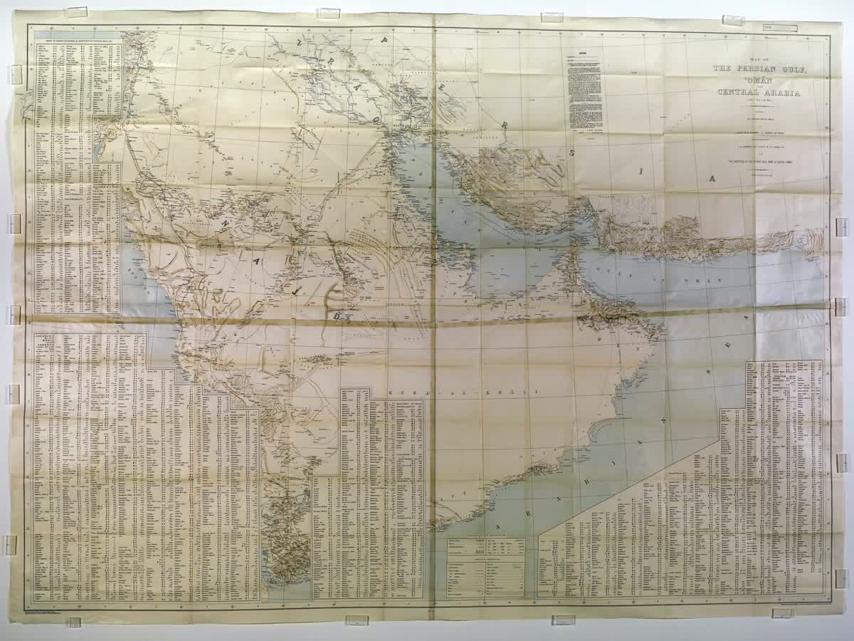 Alternative Gulf of Oman map view with coastal access points and maritime approaches