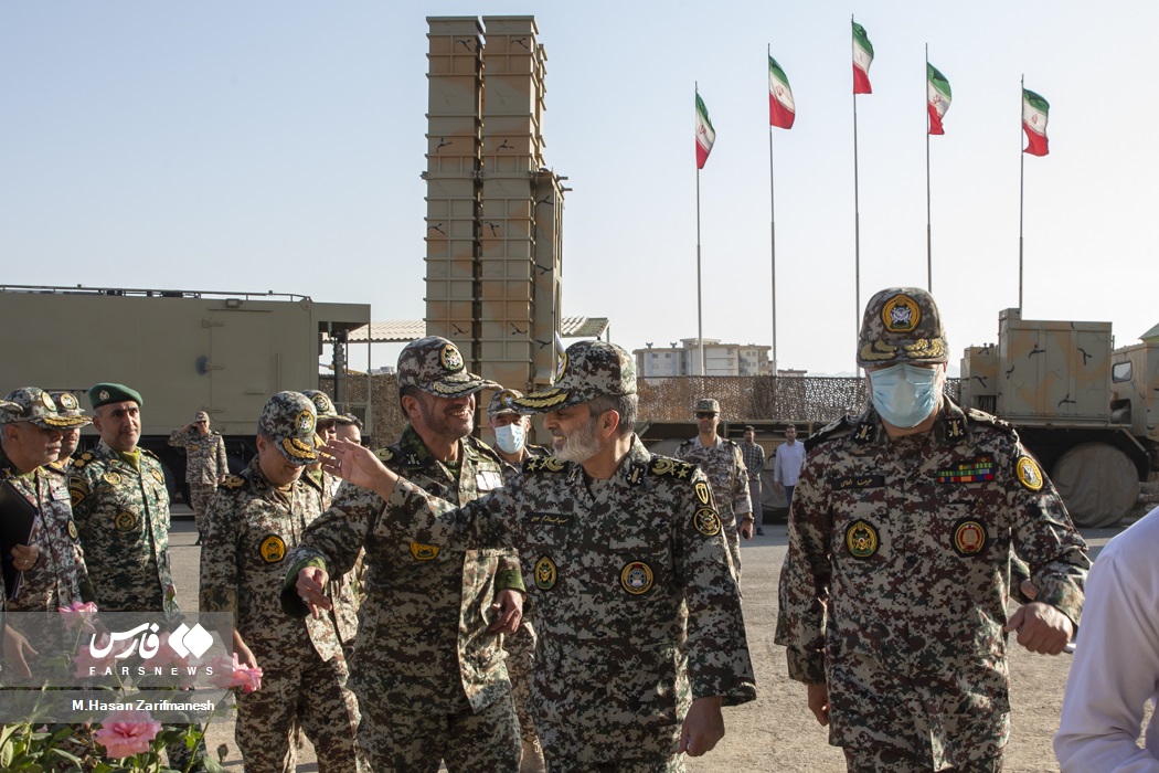 Bavar-373 air defense system displayed during an Iran air defense systems upgrade ceremony
