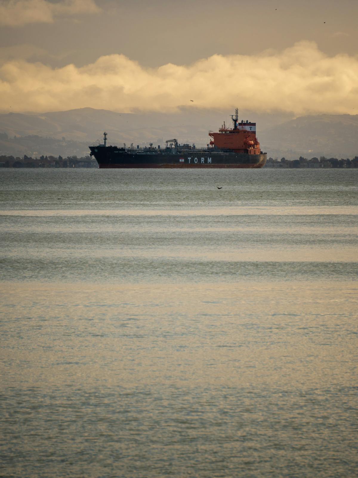 Oil tanker at sea reflecting strait supply risk in will iran war raise gas prices analysis